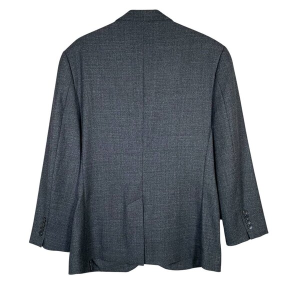 H&M x Freely Lanificio Comero Unstructured Sport Coat 41R Charcoal Patch Pocket - Picture 8 of 16